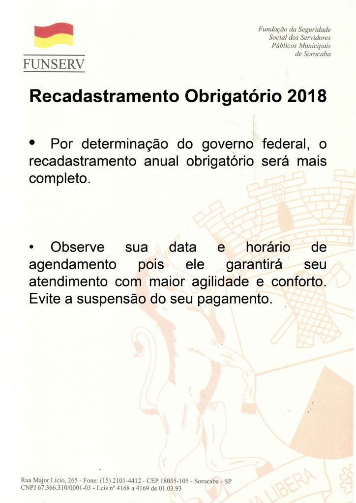 Nota Previdencia Recadastramento