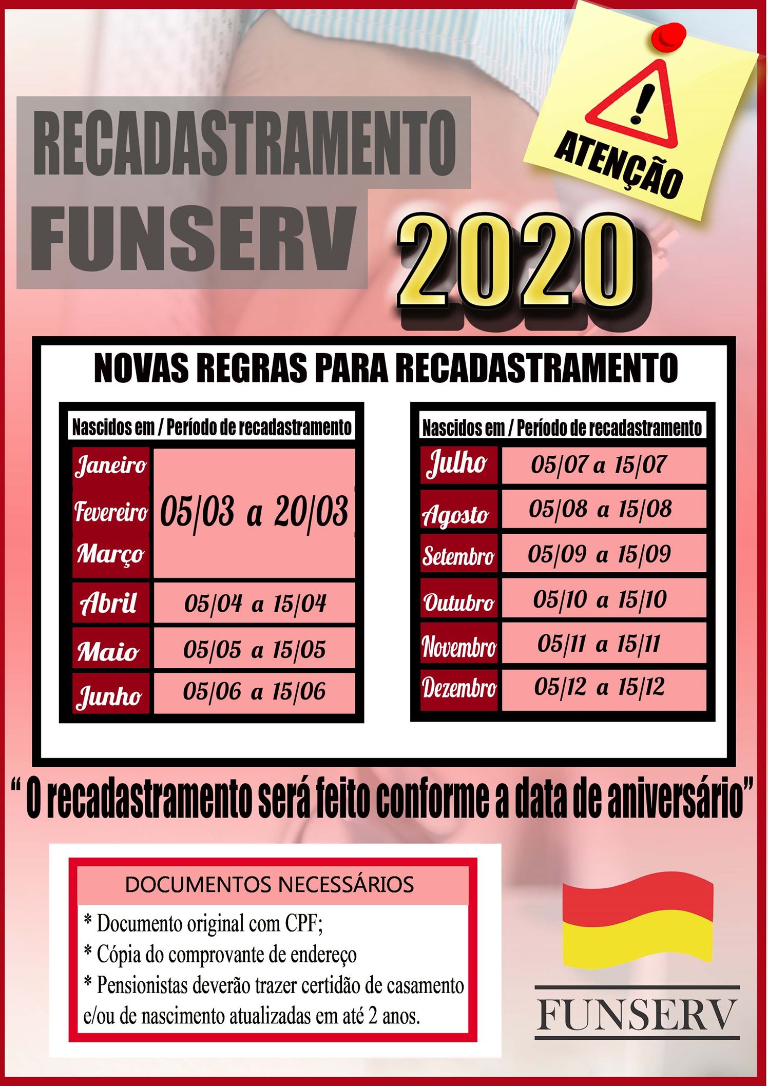 Recadastramento 2020