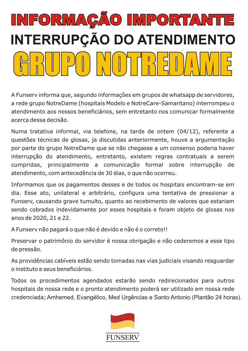 Comunicado NotreDame